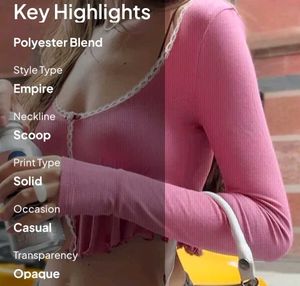 Cute Pink Ruffle Crop Top