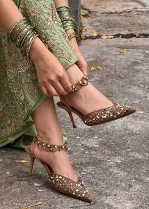 ZARA Embellished Heels (new)