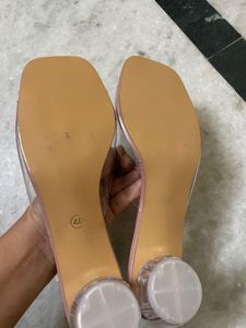 Chic Transparent Strap Sandals