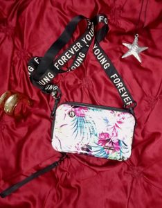 Floral Print Crossbody Bag