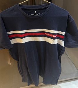 Red Tape Navy Blue T-Shirt