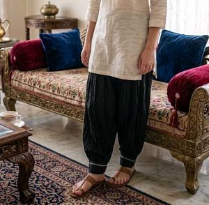 Afghani black shalwar