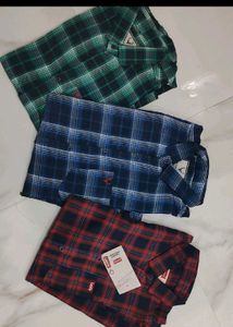 Men's Plaid Flannel Shirts - Set of 4
