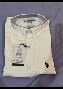 U.S. Polo Assn. White Men's Shirt newwdtag