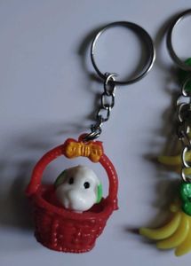 Cute Keychain Charms Set 6pcs se