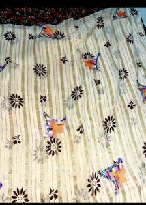Floral Print Saree
