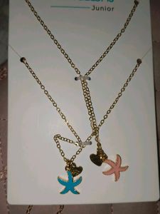Pantaloons Junior Starfish Necklace Set