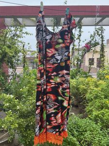 Vibrant Print Maxi Dress