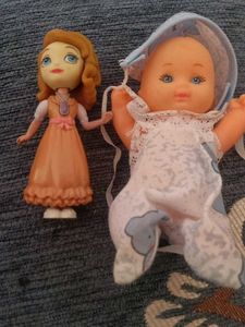 Cute Baby Doll with Bonnet
