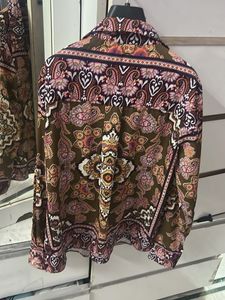 Stylish Printed Button-Down Shirt