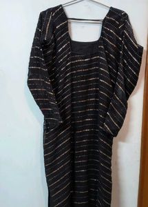 Sparkling Black Sequined Kurti