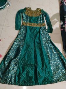 Elegant Green Embroidered Lehenga Choli