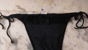 Classic Black String Bikini Bottoms