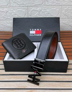 Tommy Hilfiger Belt and Wallet Set