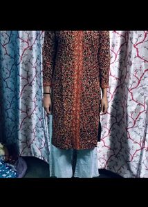 Floral Print Kurta/Kurti