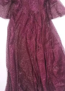 Sparkling/shiny Purple Gown