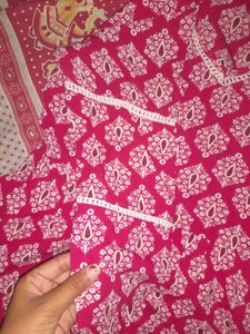 Pink Printed Kurta