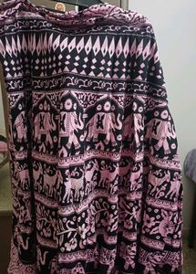Boho Elephant Print Skirt