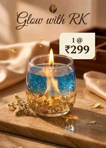 Glow with RK Decorative Gel Candle