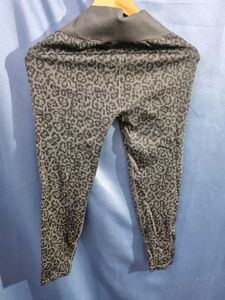 H&amp;M Leopard Print Maternity Pants
