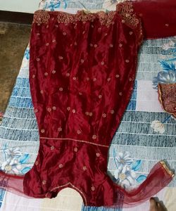 Exquisite Red Embroidered Lehenga Choli