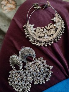 Designer Peacock Jhumka Earrings combo