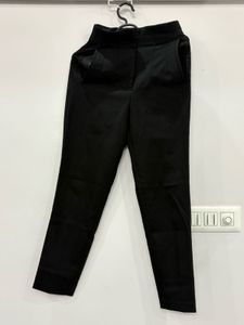 ZARA High-Waisted Tailored Black Trousers