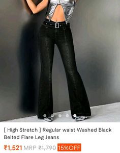 Dark Wash Flare Jeans