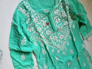 !SALE! Chickankari Handwork Kurta
