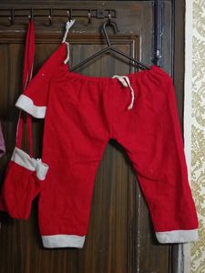 Cute Santa Outfit with Hat &amp; Bag