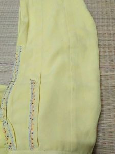 Yellow Embroidered Kurta Set