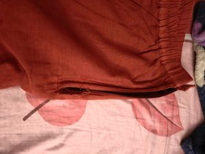 linen Terracotta Pants