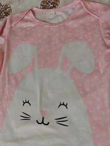 Cute Bunny Top &amp; Leggings Set for Girls