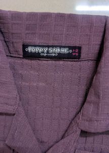 Purple Co-ord Set - Sleeveless Shirt &amp; Cargo Pants
