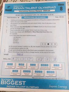 International Olympiad of Science Comprehensive Bo