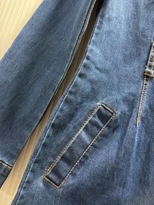 Classic Blue Denim Midi Dress