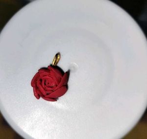 Handmade Red Rose Charm