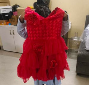 Adorable Red Party Dress