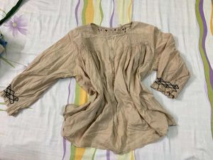 Boho Embroidered Tunic Top