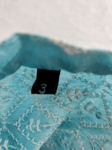 Light Blue Embroidered Ethnic Kurta (Boy's)