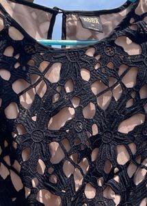 Elegant Black Lace Dress