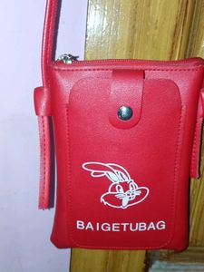 Red Mini phone kit type purse