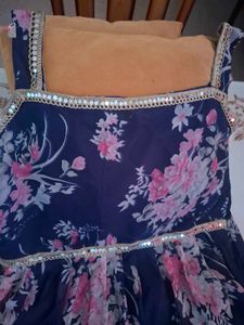 Chic Floral Ethnic Sharara Suit