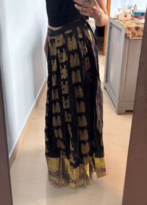 Silk Ethnic Skirt