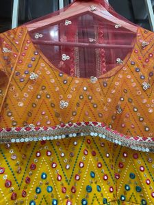Festive Anarkali Mirror Work Heavy Set