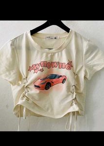 Cute Graphic Crop Top