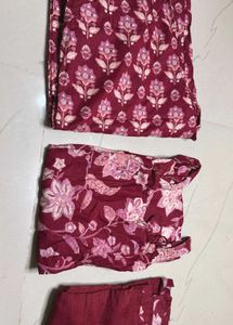 Nishorama Jhil-Mil Deep Back Kurti Set