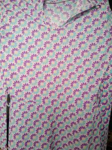 Floral Print Kurta