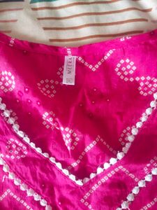 bandhani pattern women Kurta Set 3XL