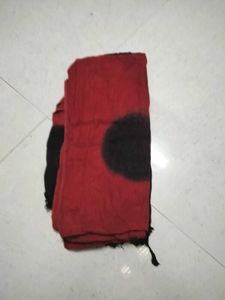 Red &amp; Black Polka Dot scarf